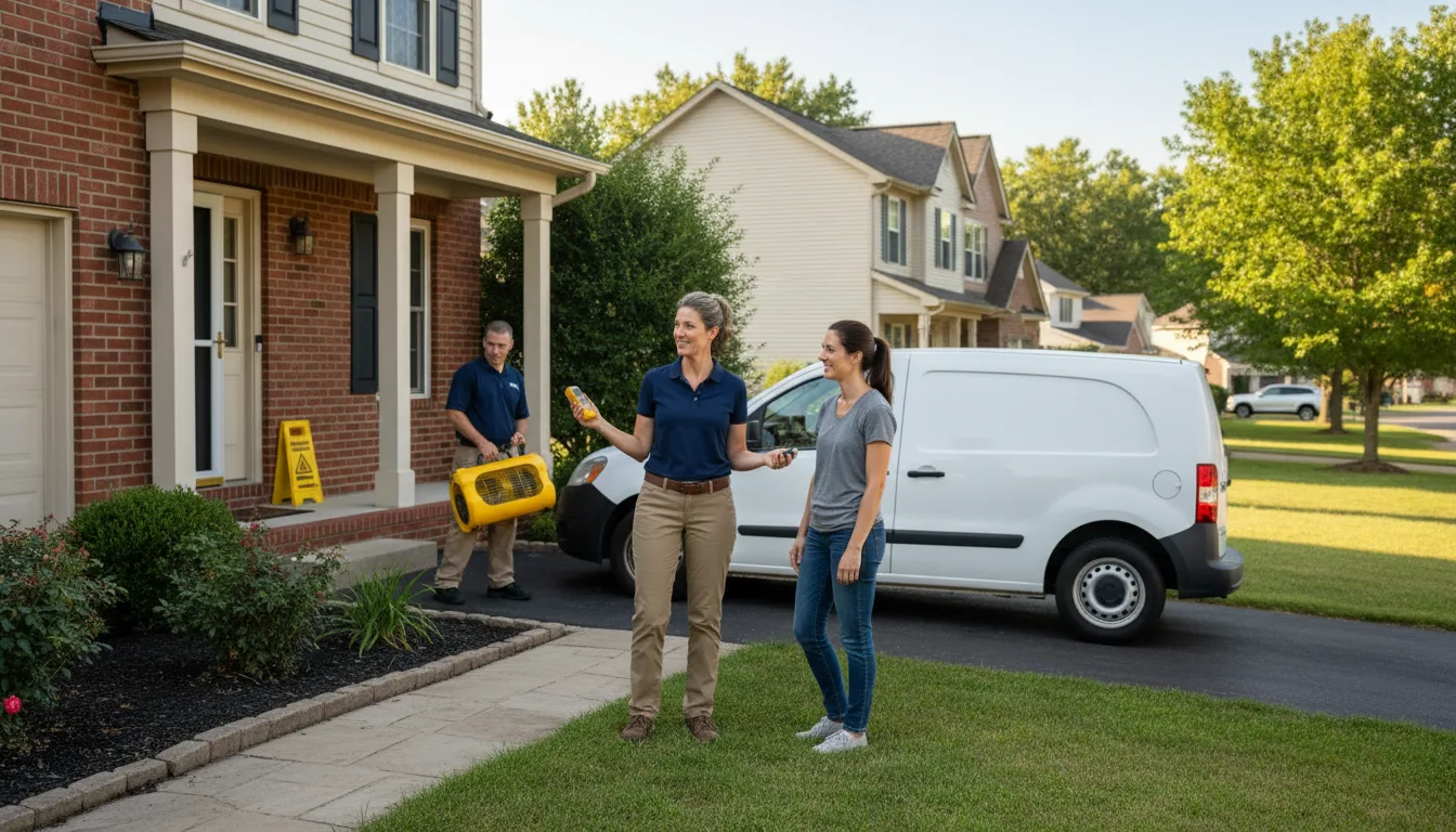 Water restoration image for Water Damage & Restoration Services in Caledonia, MO